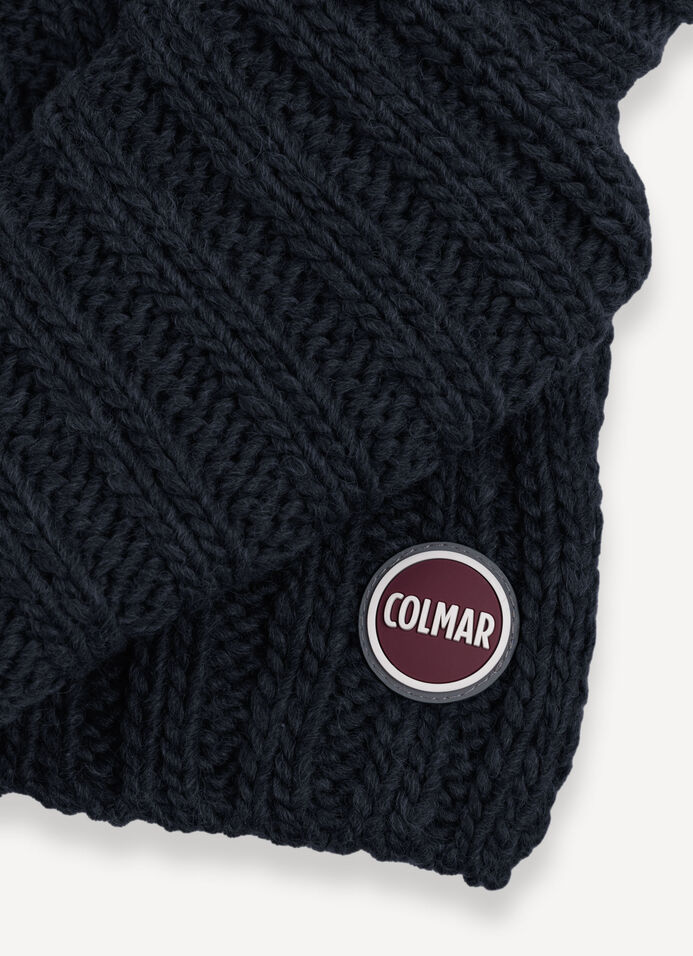 Unisex rib-knit scarf image number 3