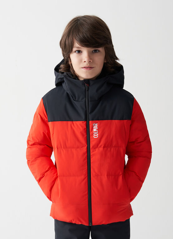 Puffy boy's ski jacket