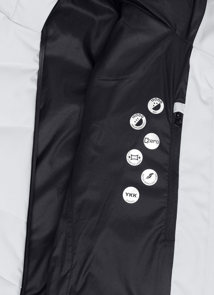 Shaping padded ski jacket image number 6