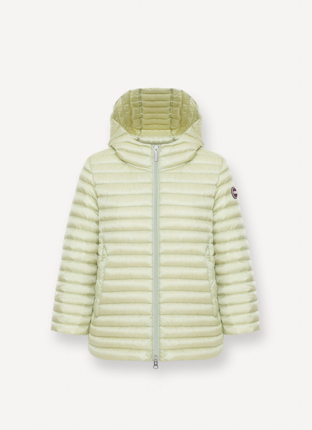 Light down cape with drawstring image number 4