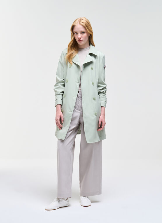Waterproof trench coat