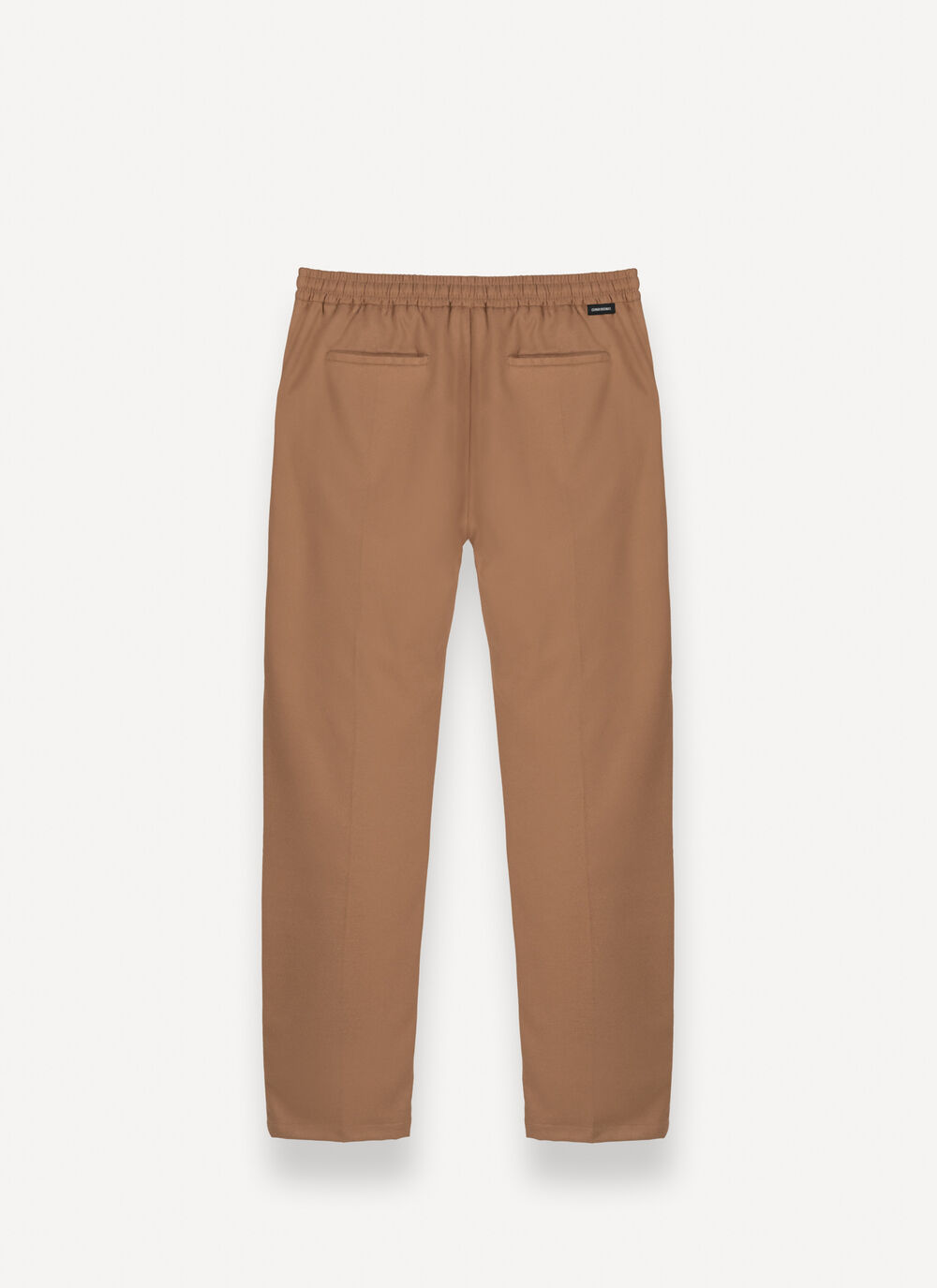 Wool-effect trousers with drawstring image number 5