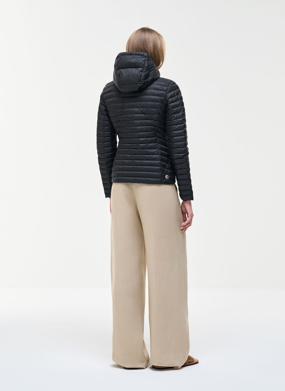 Light down jacket with hood image number 3