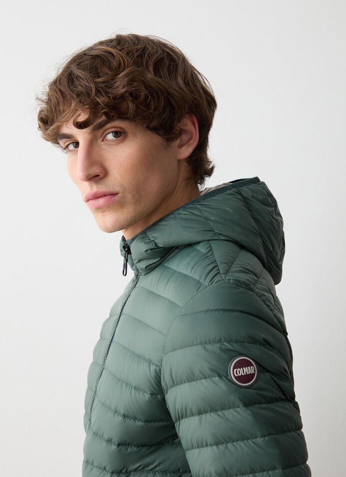 Herbstliche Daunenjacke mit Kapuze image number 2