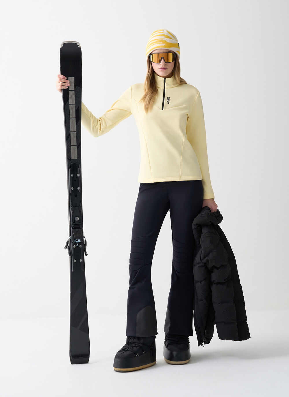 Half-zip stretch ski fleece image number 0