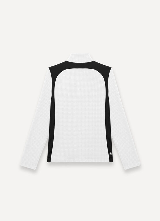 Fleece ski fleece with inserts
