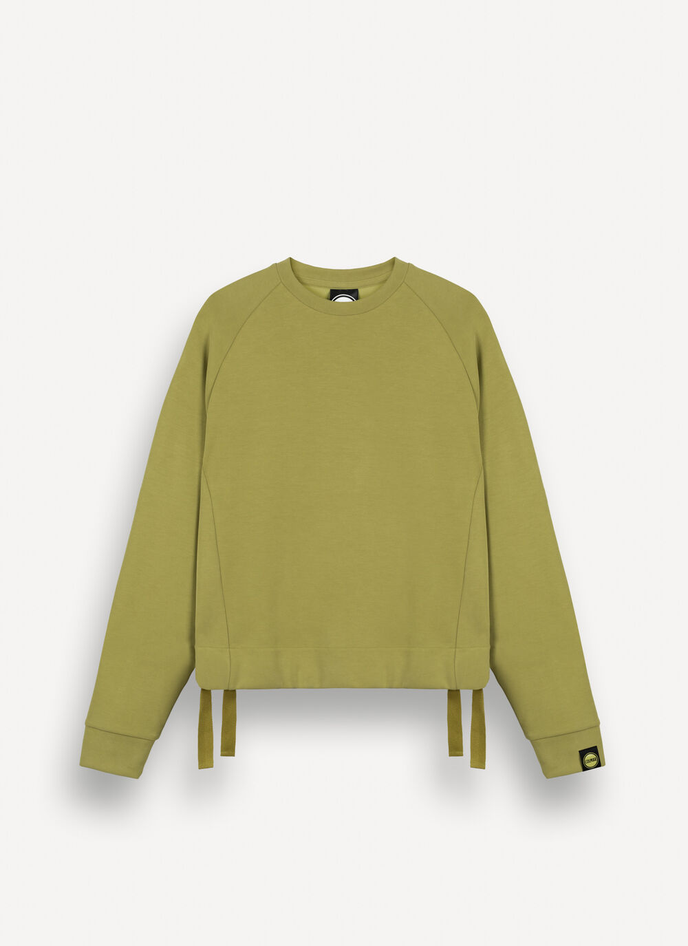 Crew-neck sweatshirt with drawstring  image number 4