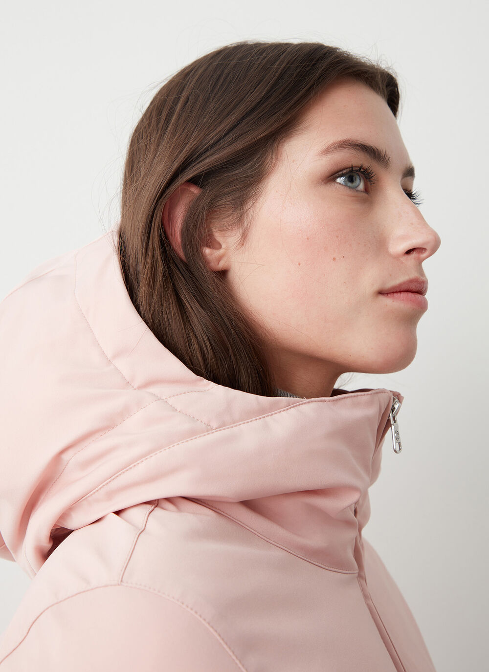 Waterproof fabric down jacket image number 2