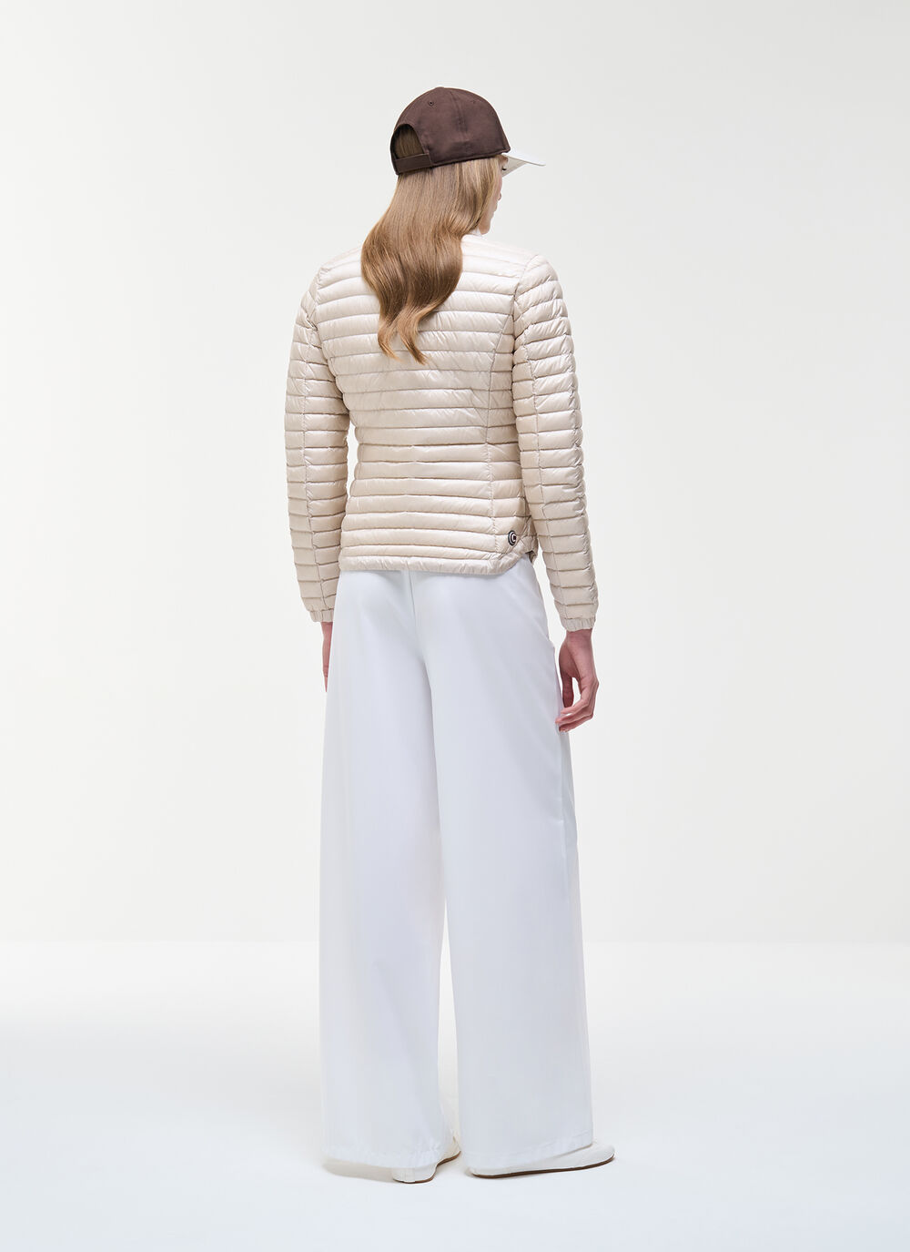 Light down jacket with flared hem image number 3