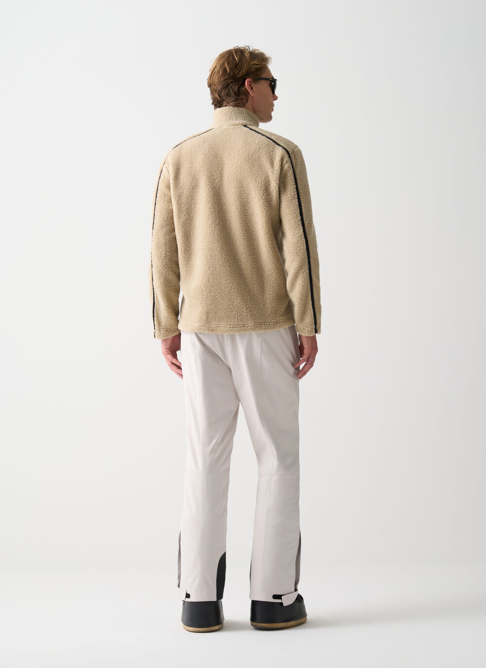 Teddy-effect ski fleece  image number 3