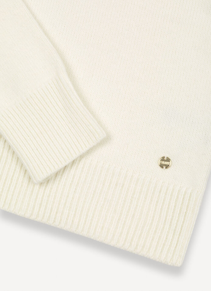 Loose polo-neck jumper image number 6