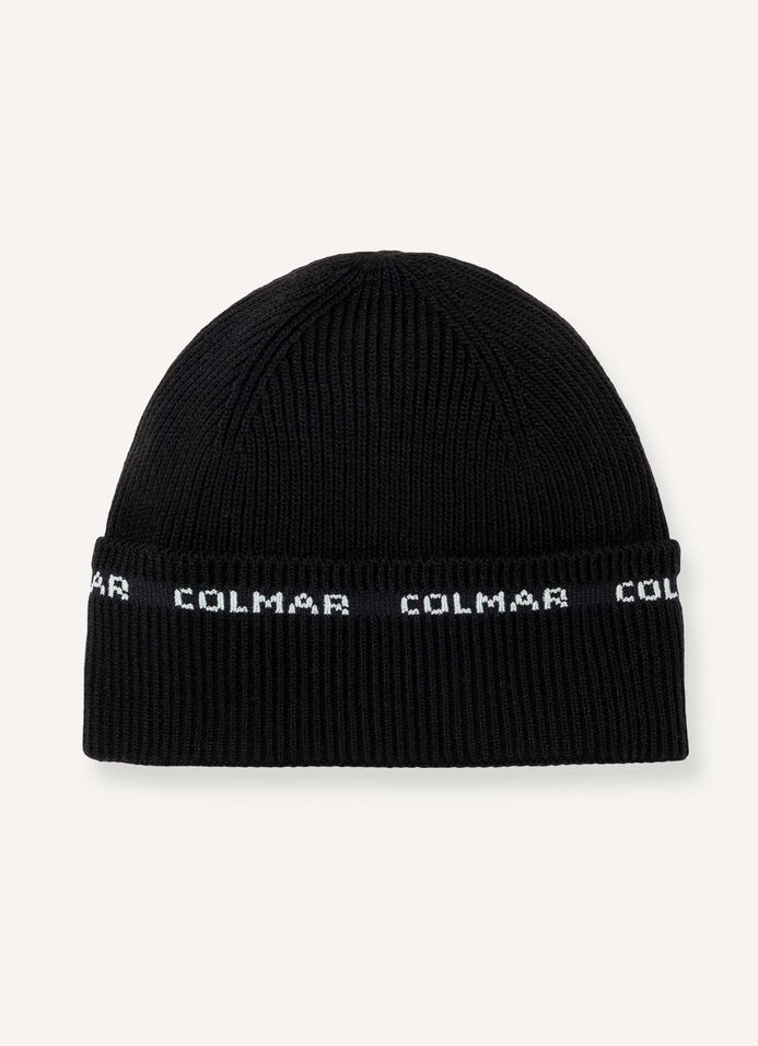 Men's hat with branded trim image number 1