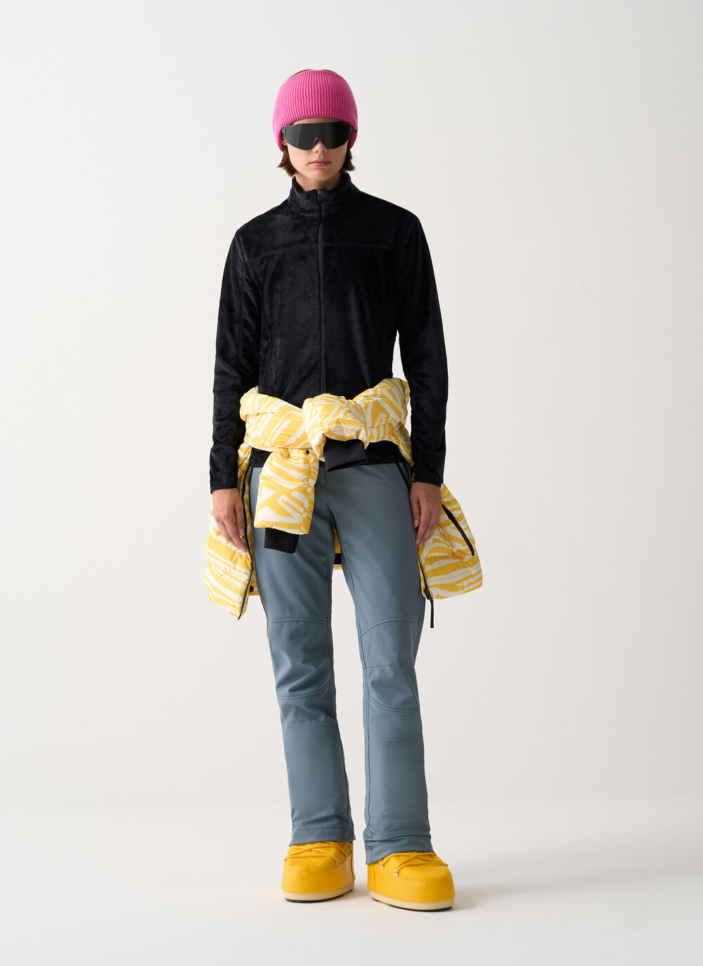 Plush-effect ski fleece image number 0