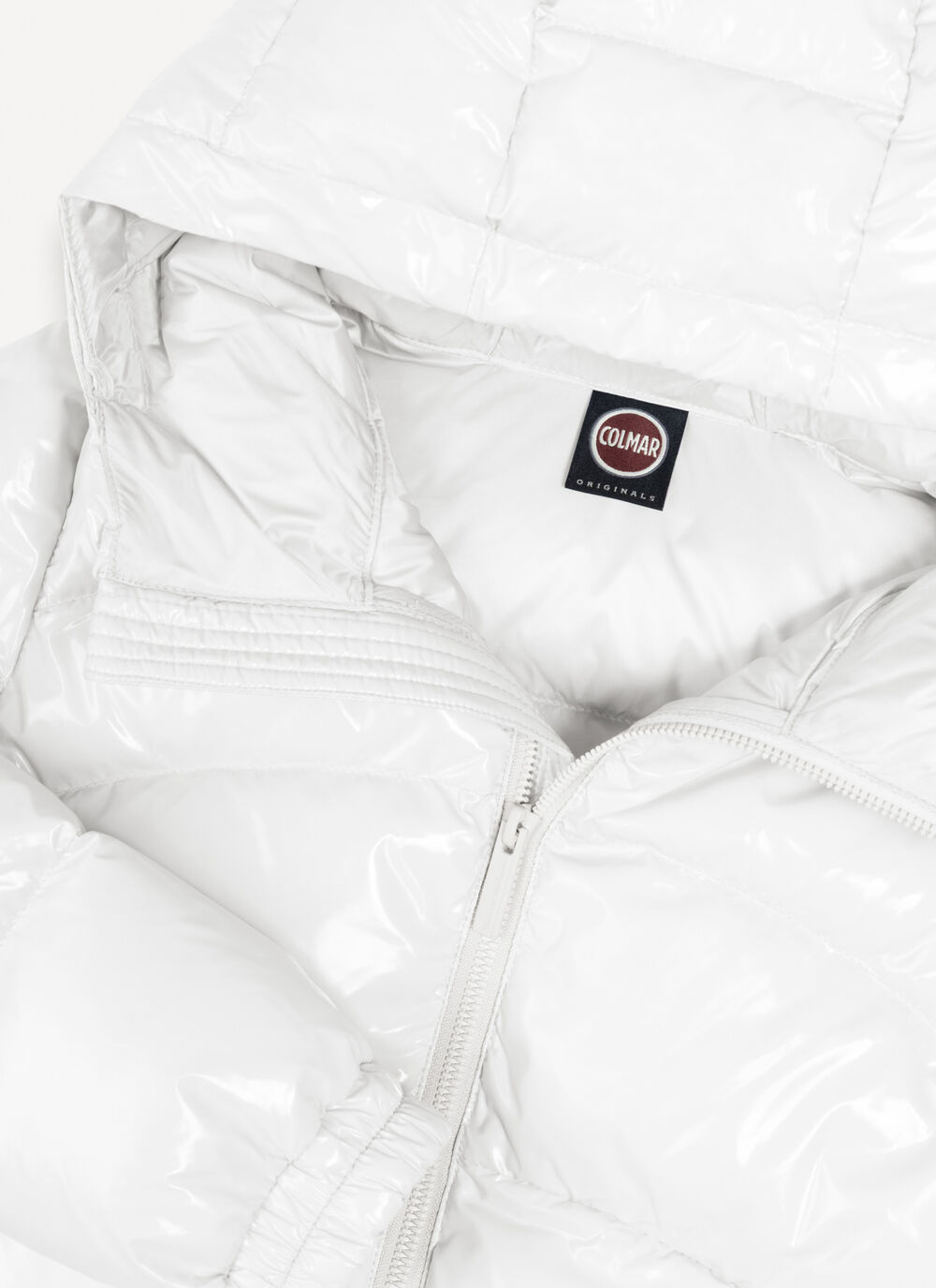 Piumino glossy con cappuccio image number 5