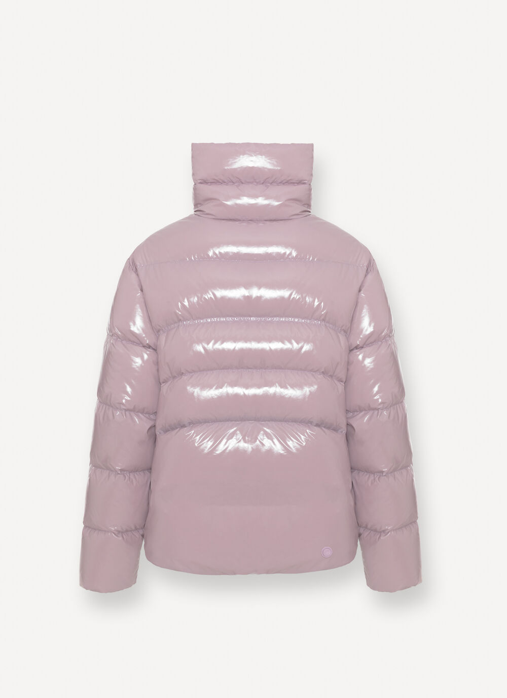 Gl&auml;nzende Daunenjacke mit hohem Kragen image number 5