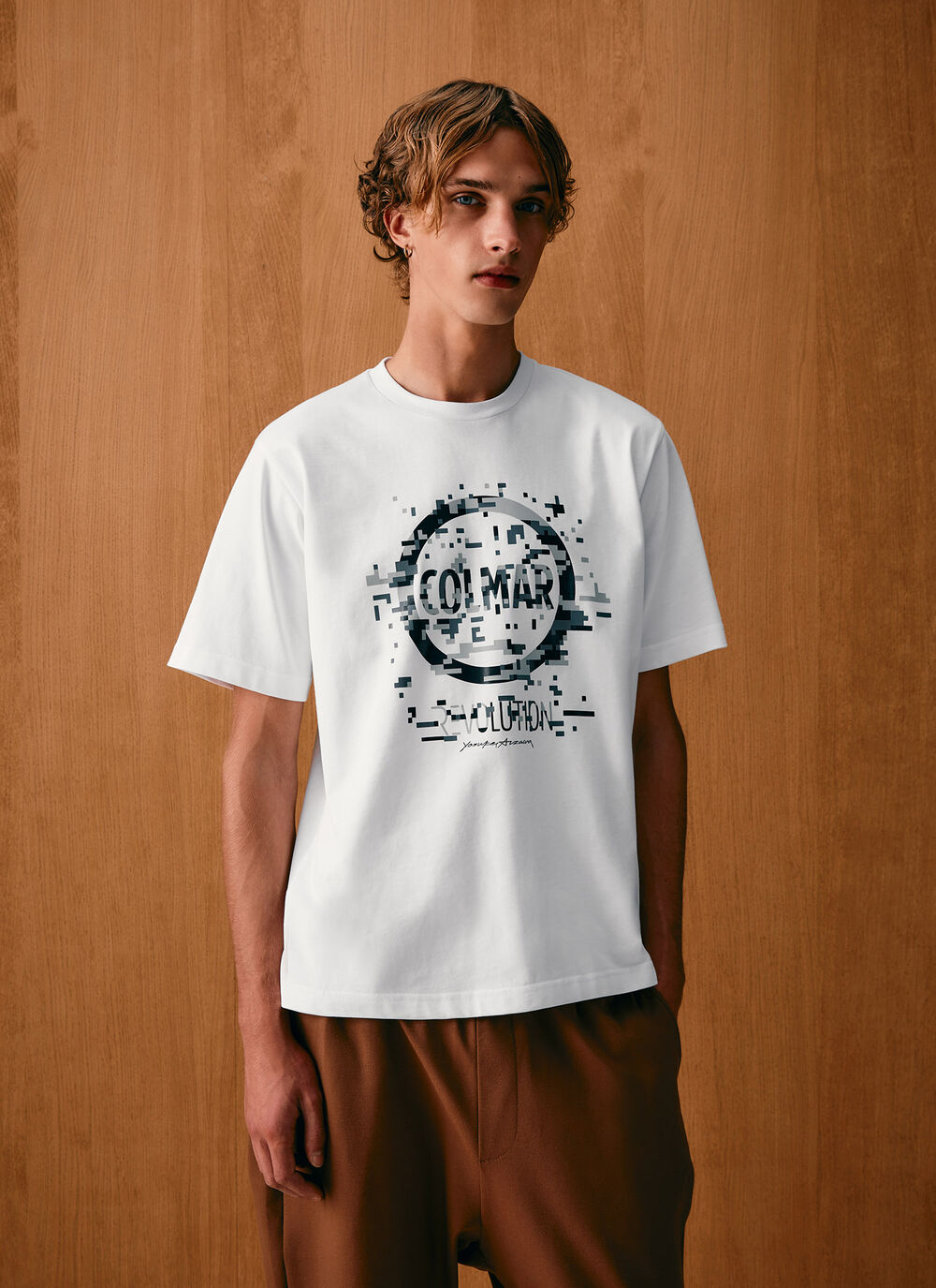 Camiseta de cuello redondo con logo image number 1