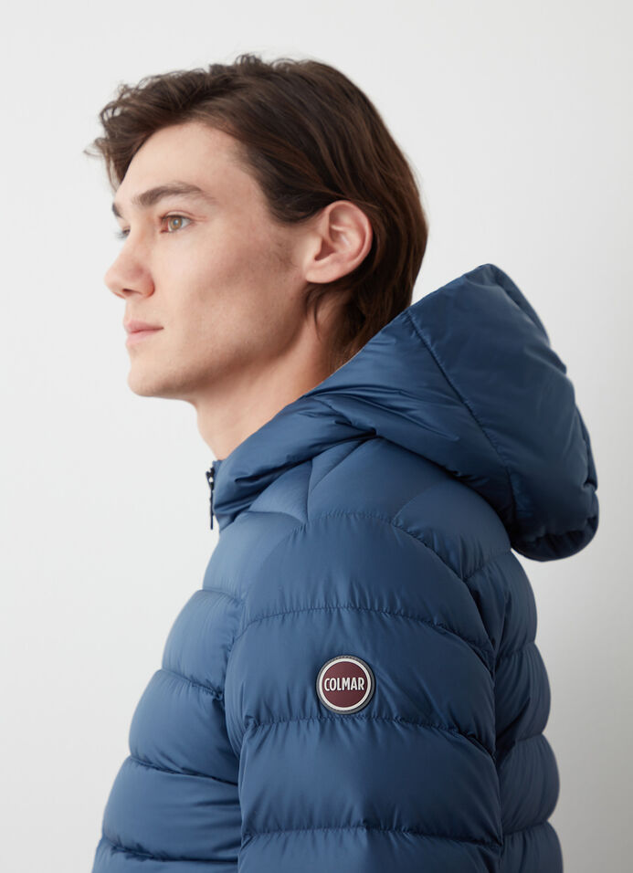 Sporty down jacket with fixed hood image number 2