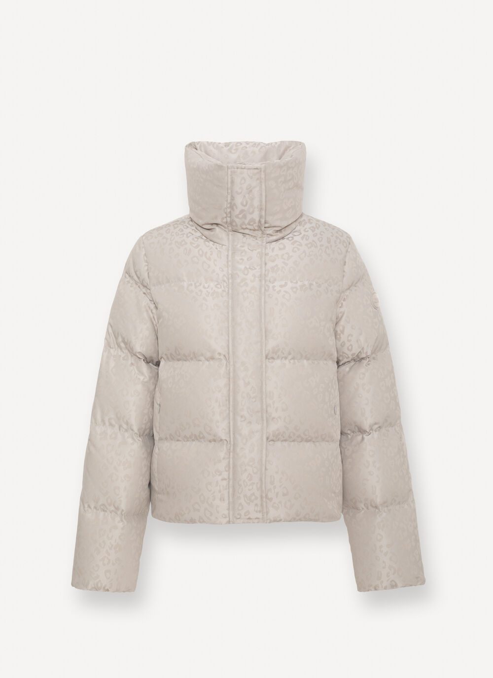 Daunenjacke mit Animal-Motiv und Maxi-Kragen  image number 4