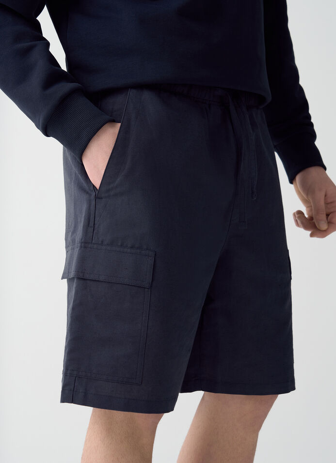 Linen safari shorts image number 2
