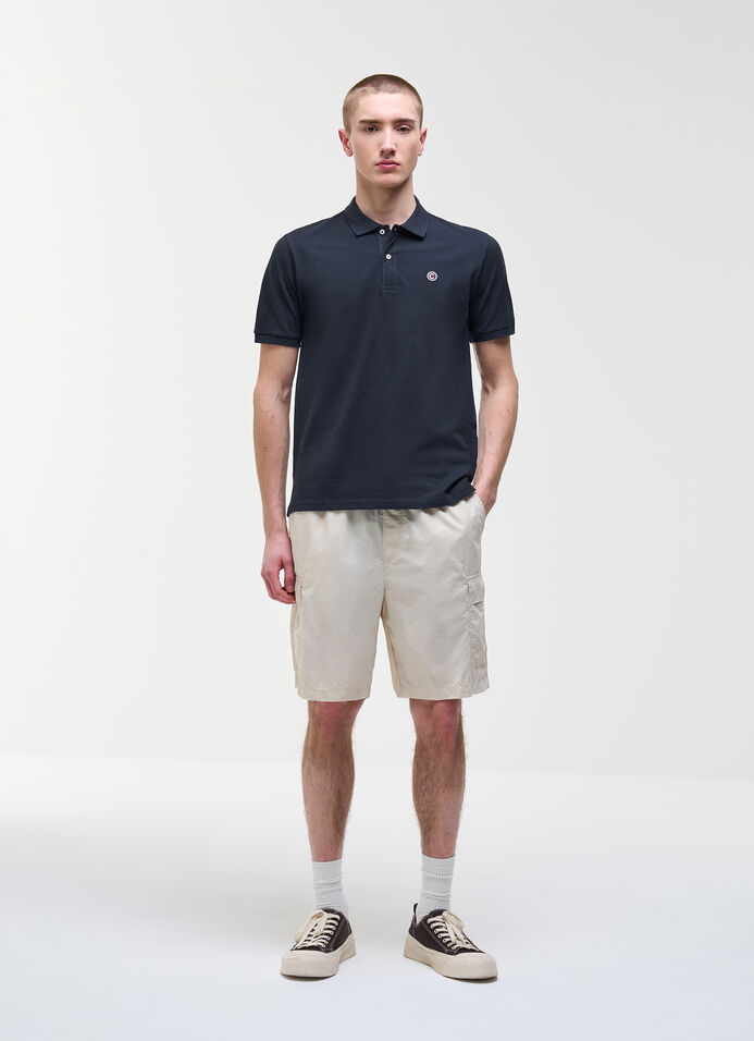 Polo en piqu&eacute; de coton