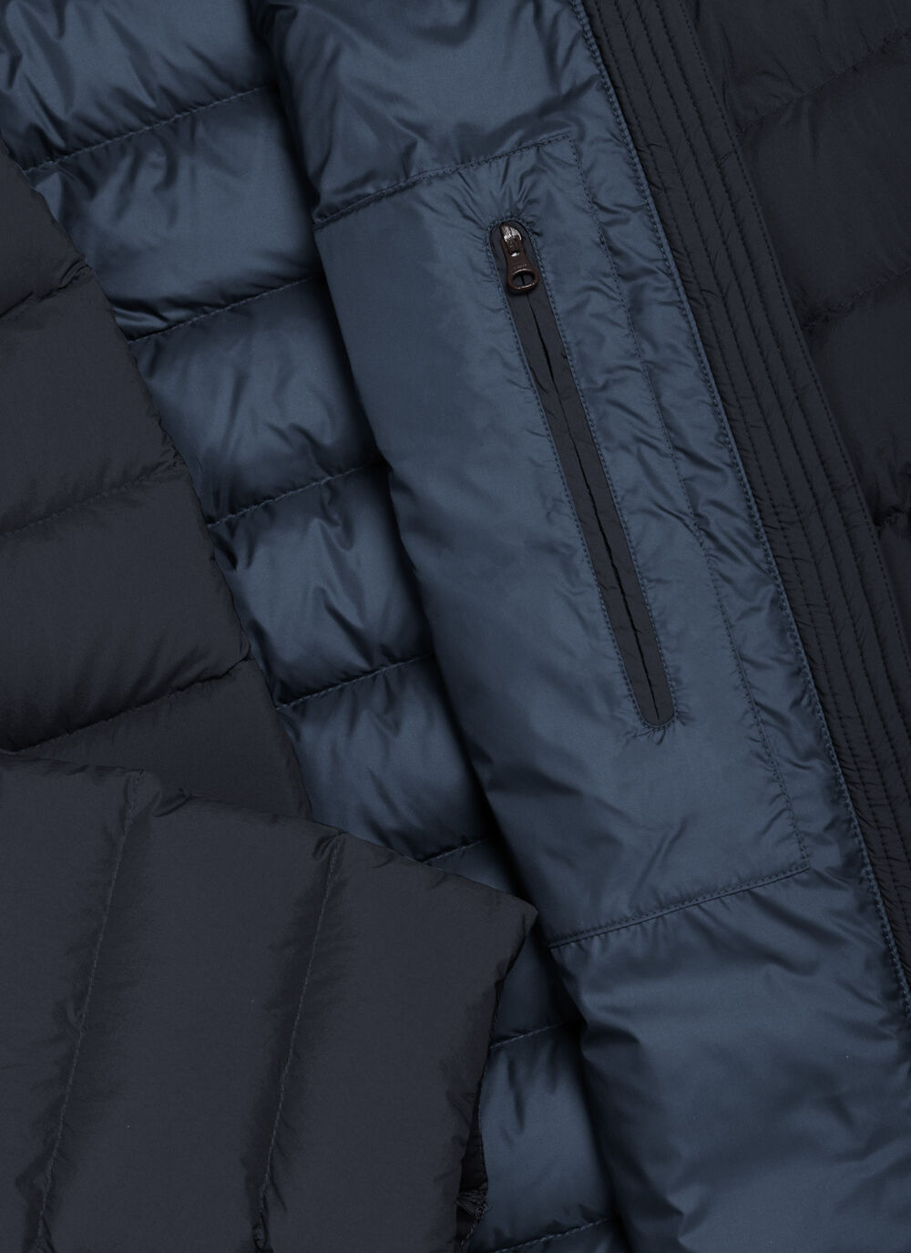 Down jacket with detachable hood image number 6