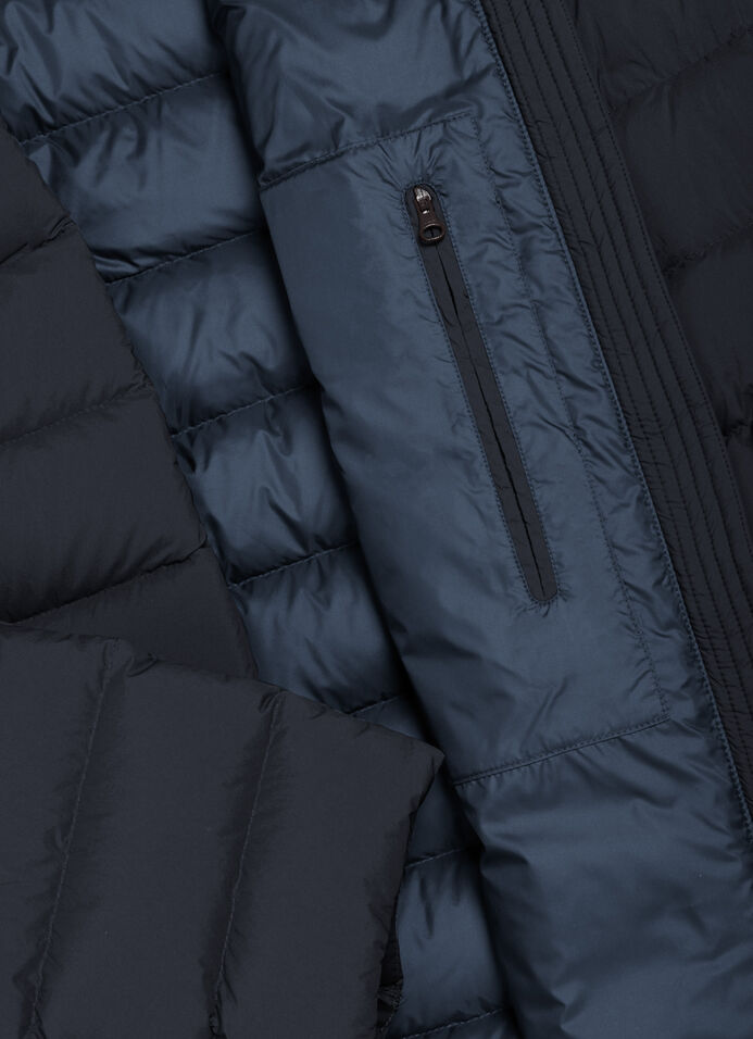 Down jacket with detachable hood image number 6