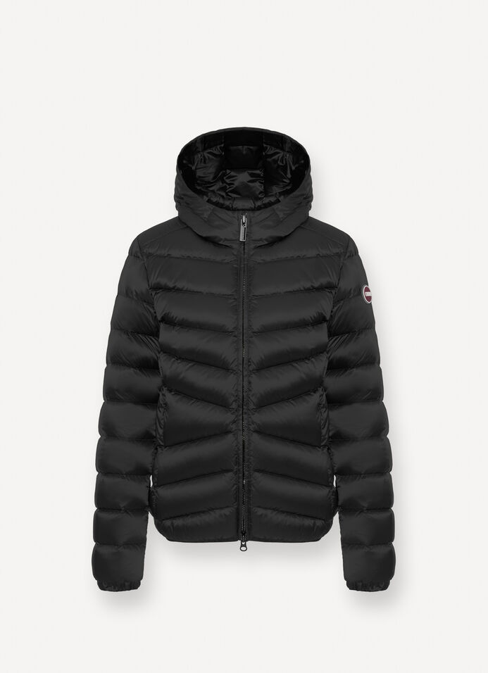 Quilted down jacket with hood image number 4