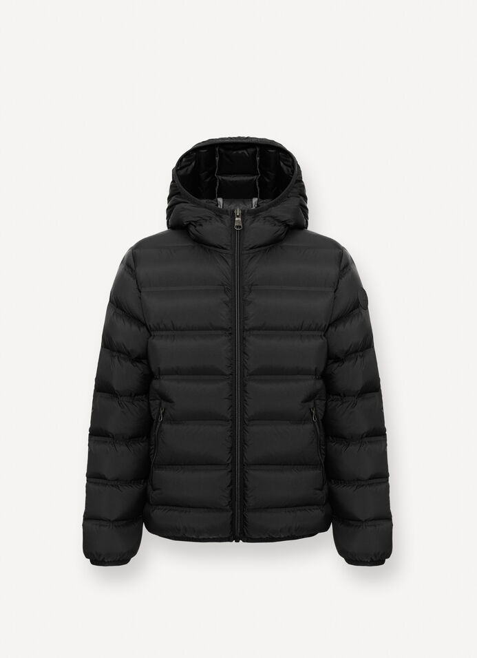 Down jacket with seamless quilting image number 3