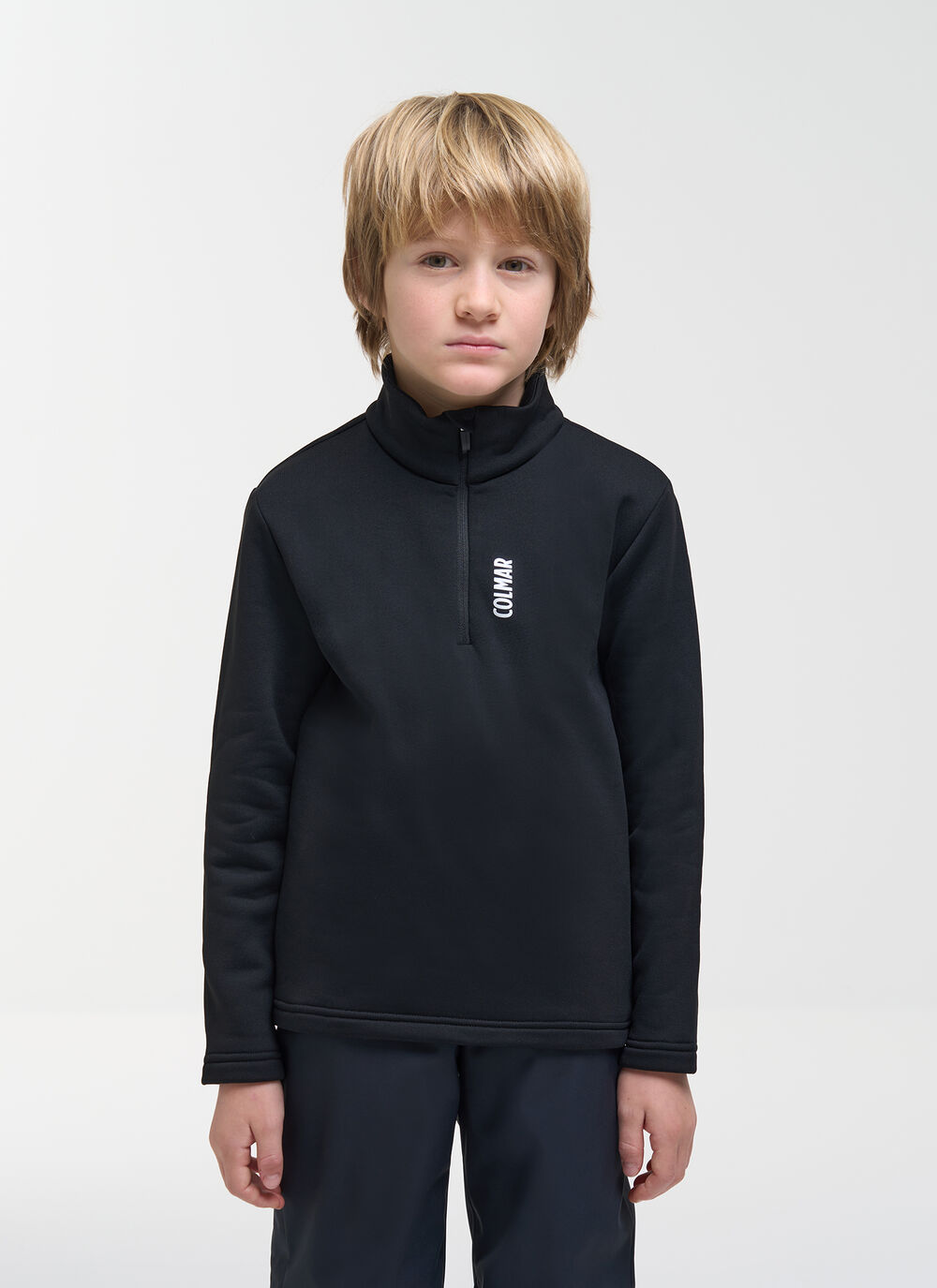 Boy&rsquo;s half-zip ski fleece image number 0