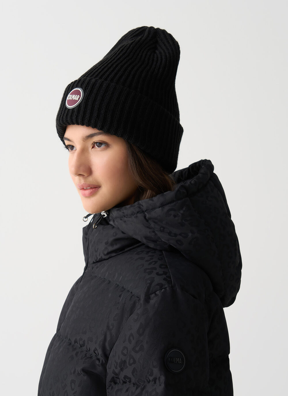 Piumino animalier con cappuccio image number 2