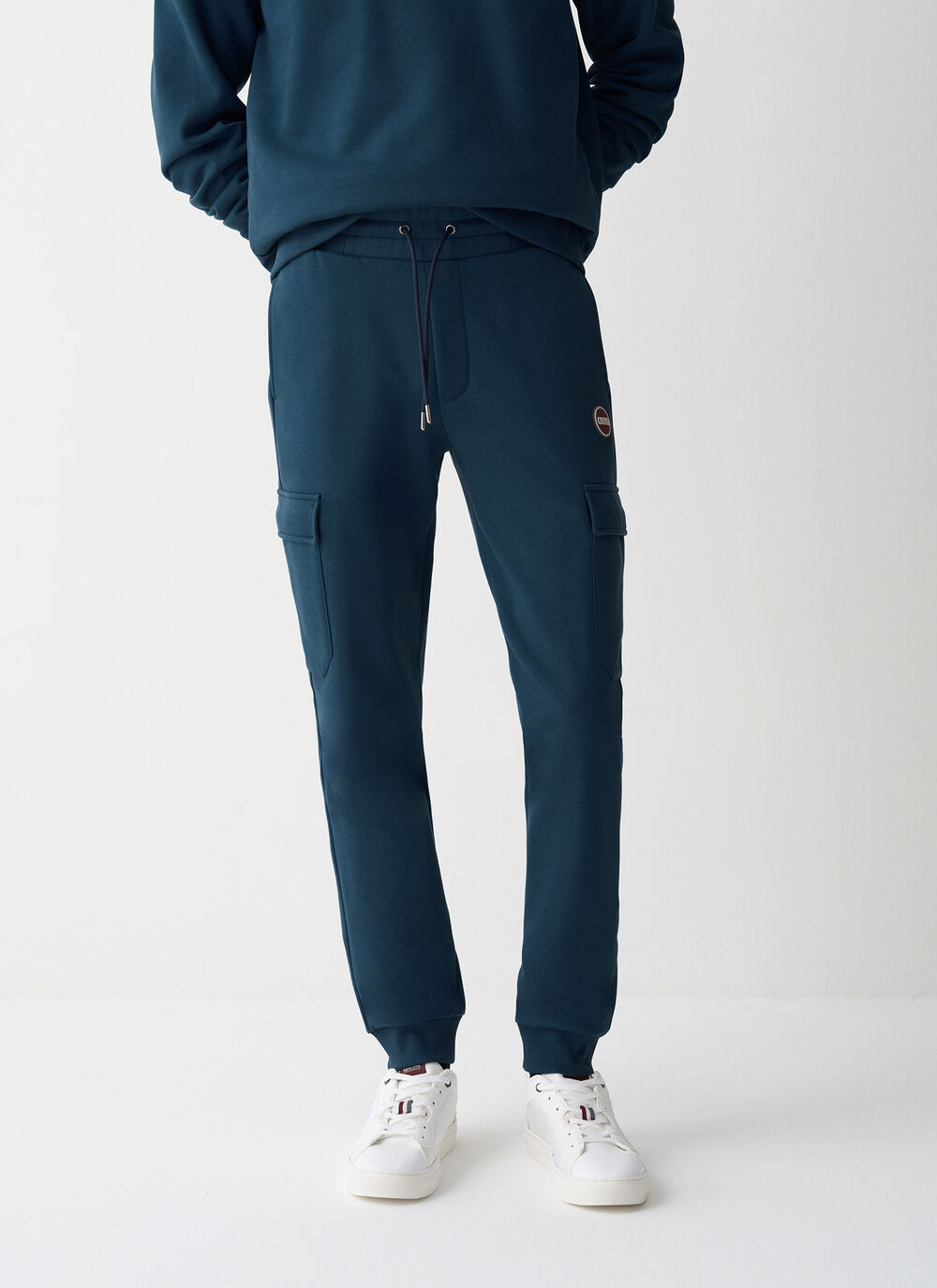 Cargo-style tracksuit bottoms  image number 1