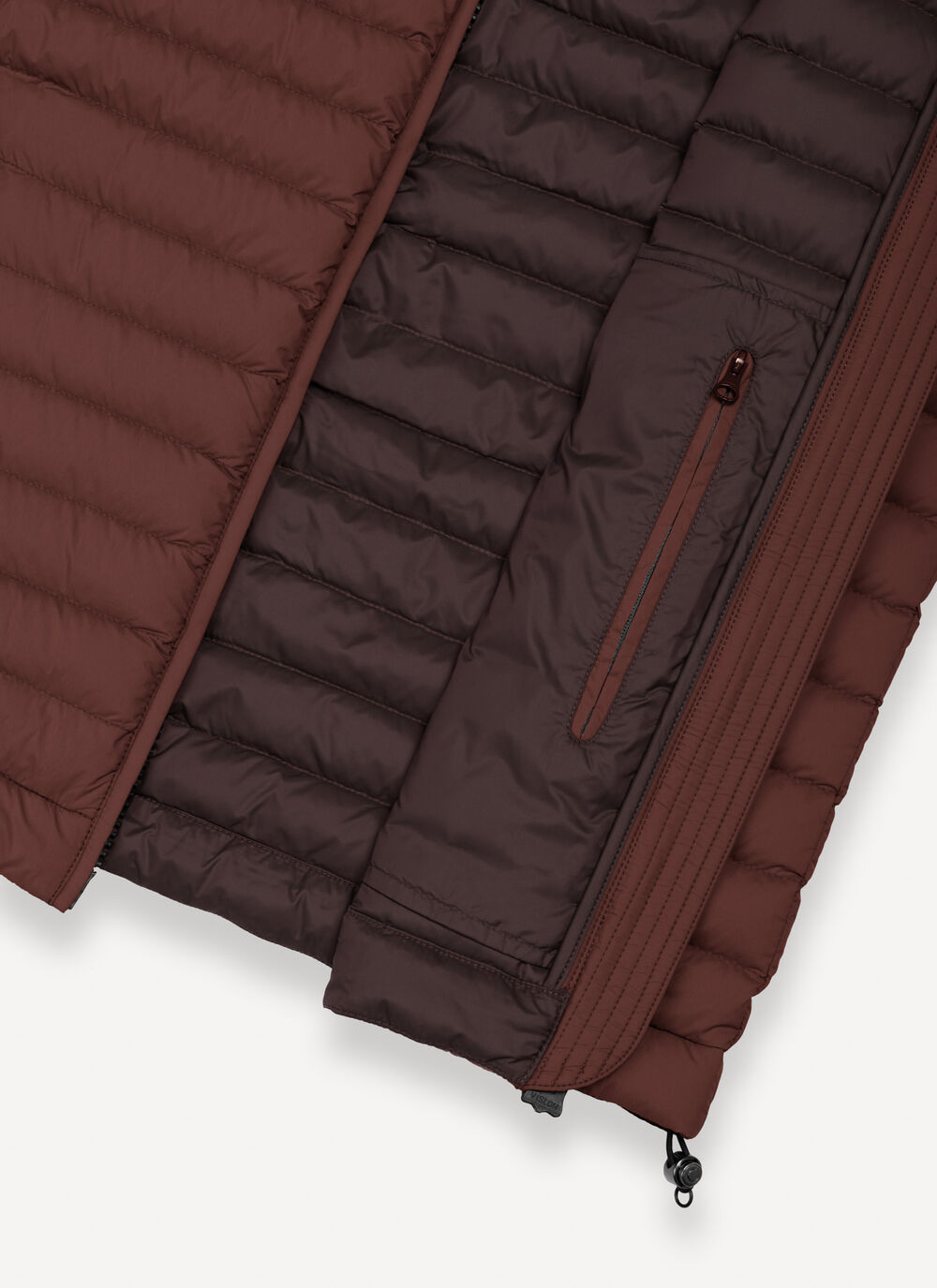 Light down vest with drawstring  image number 6