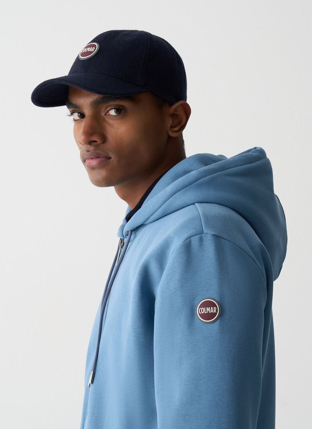 Full zip cotton sweatshirt image number 2