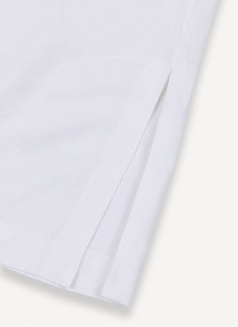 Linen midi skirt image number 6