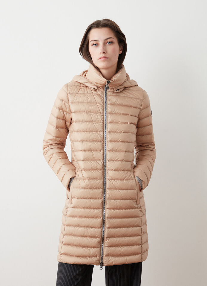Autumn-weight down jacket with detachable hood image number 2