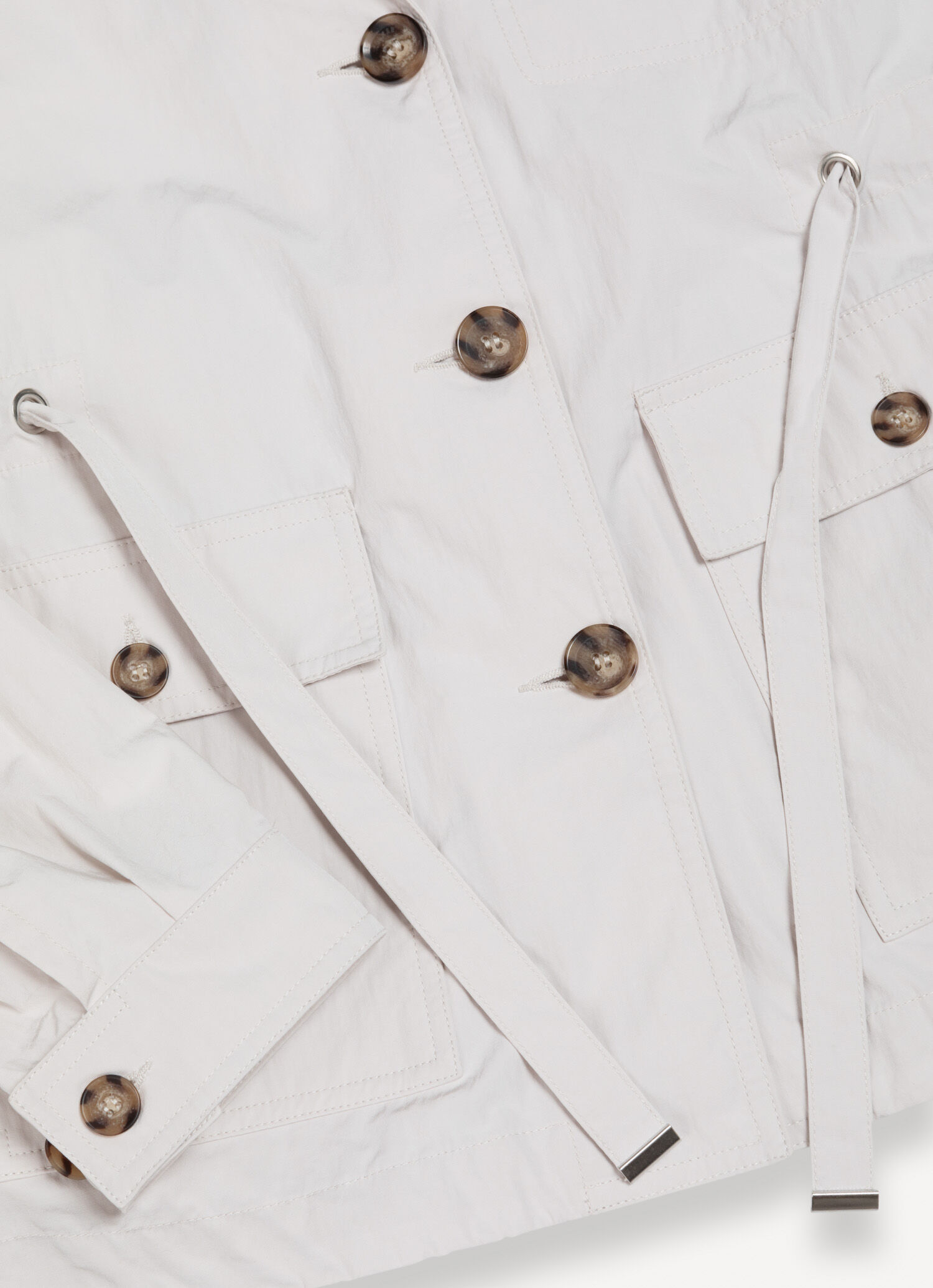 ジャケット・アウター ojos maxi safari coat Safari Jacket - beige