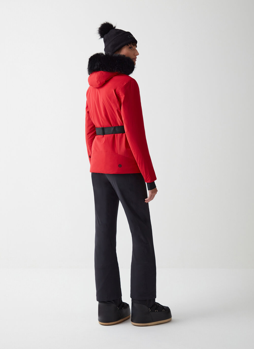 Ski parka with fur image number 2