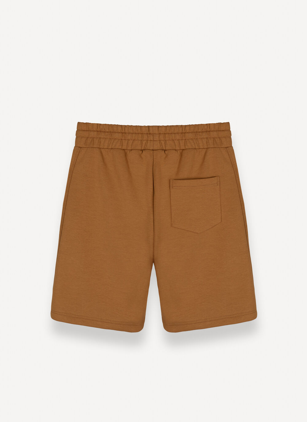 Fleece shorts with logo tape image number 5