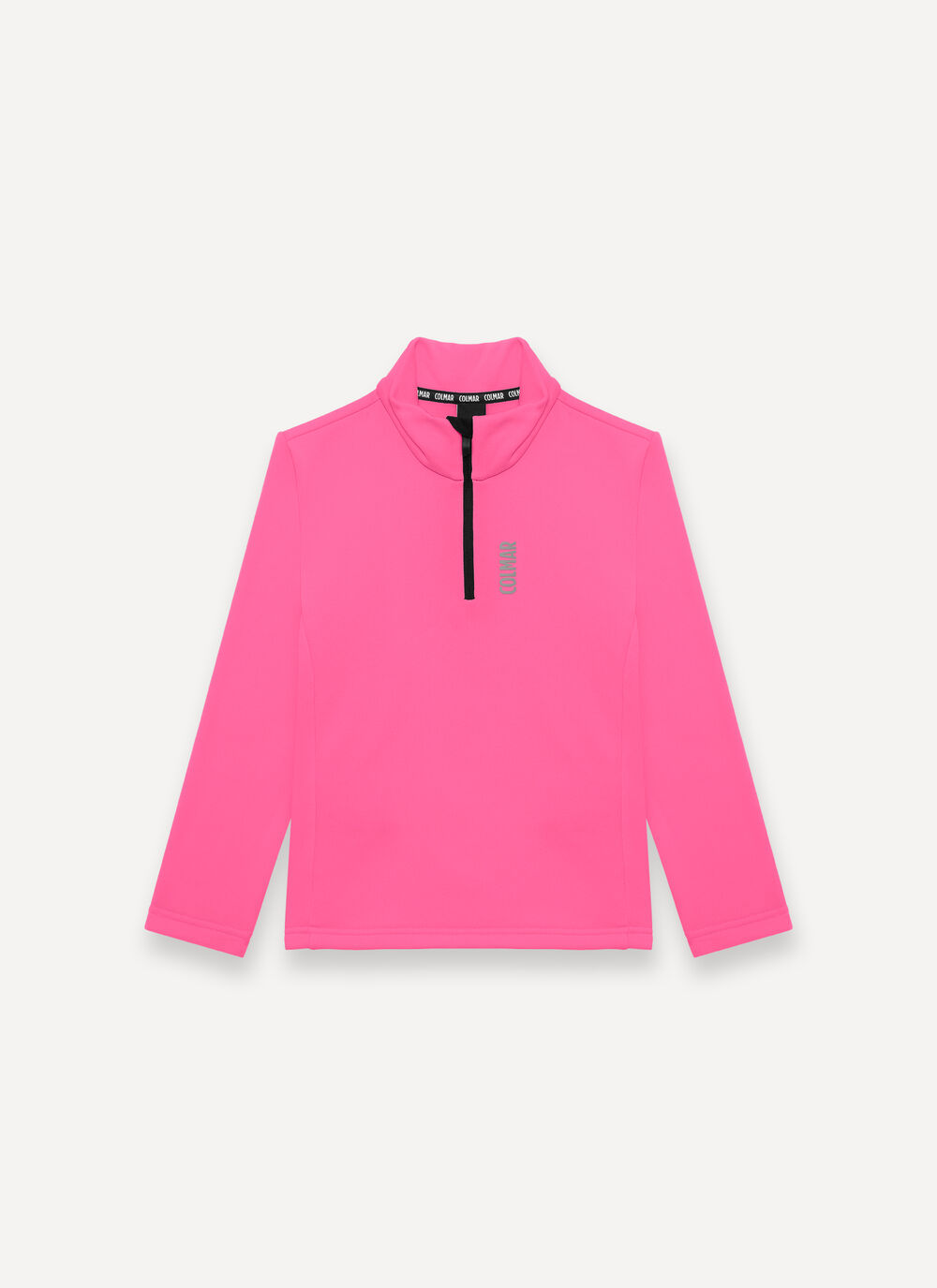 Girl's half-zip ski fleece image number 4