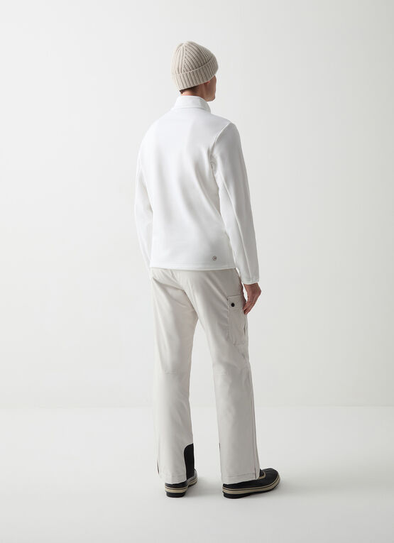 Half-zip stretch ski fleece 