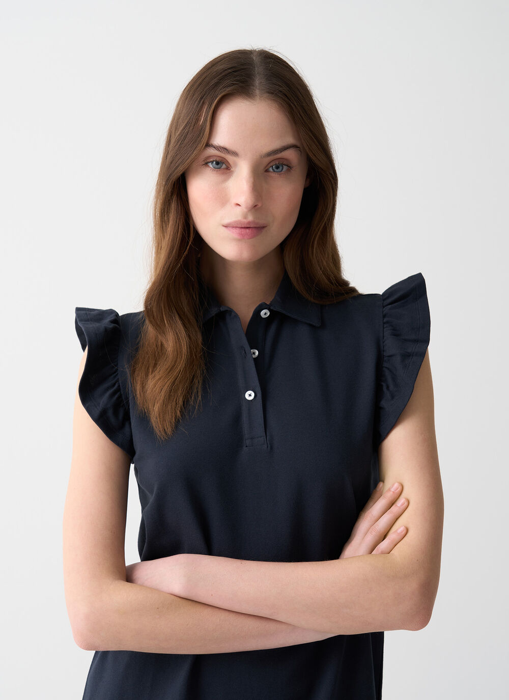 Vestito in piqu&eacute; image number 2