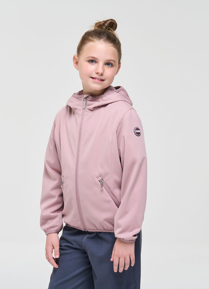 Softshell hooded jacket