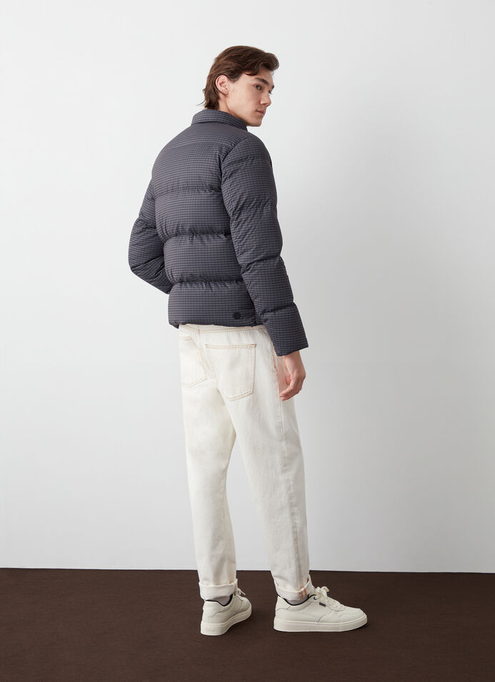 Jacket with wool-effect print image number 3