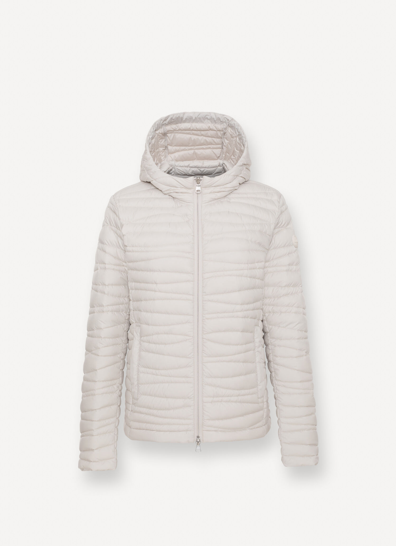 ダウンジャケット・コート COLMAR Women Bubble Jackets 2224A 9VX219 Beige Hooded down jacket with wave quilting - PORCELAIN BEIGE | Colmar