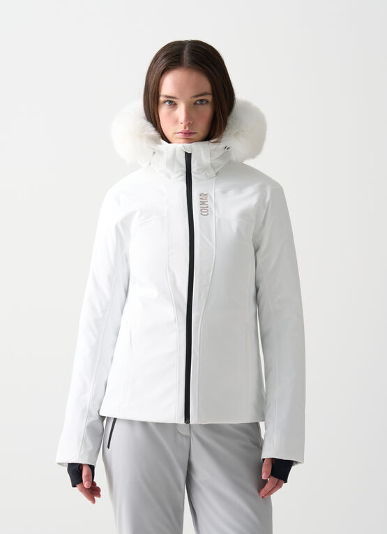 Chaqueta de esquí Yin & Yang con pelo sintético