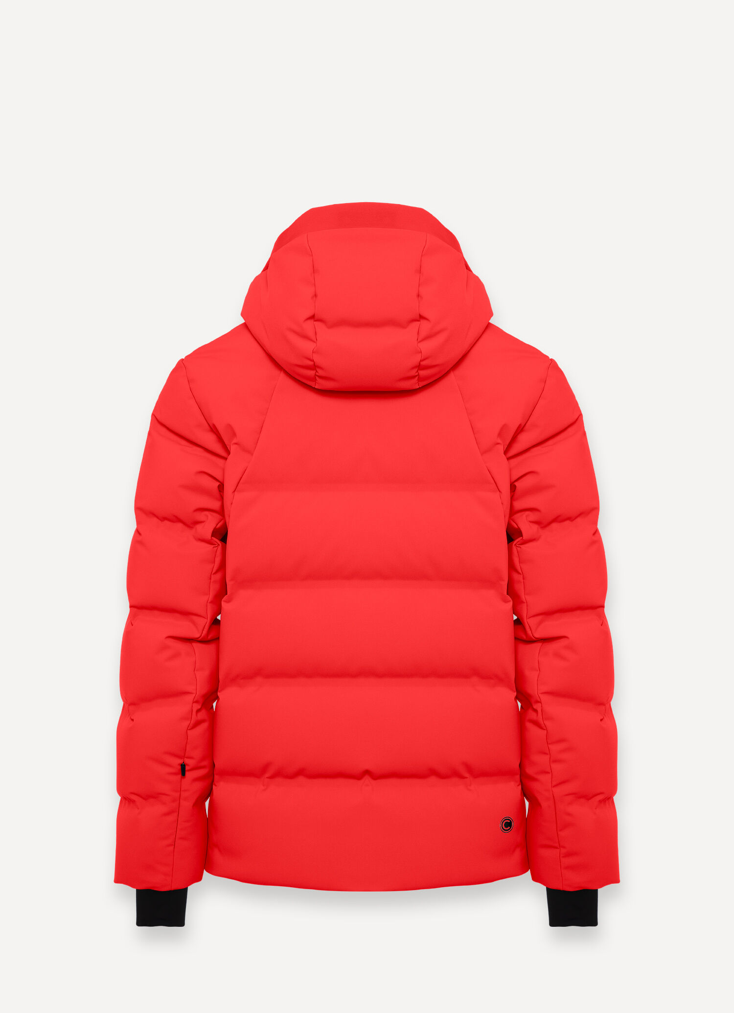 Frost padded ski jacket with seamless neck warmer - KETCHUP RED