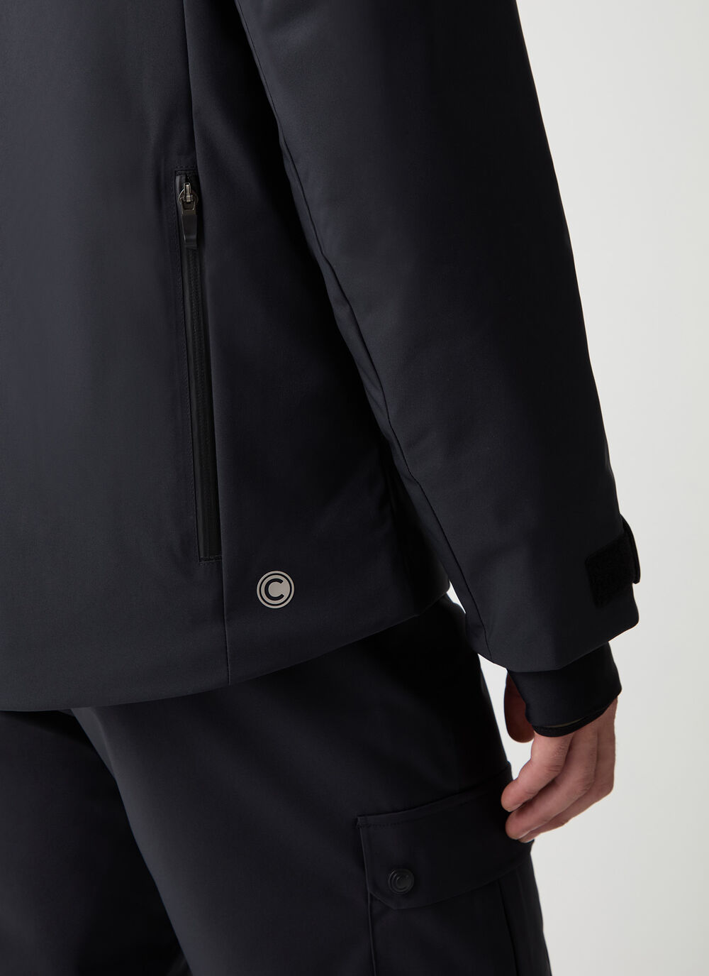 Ski jacket with two-tone insert image number 3