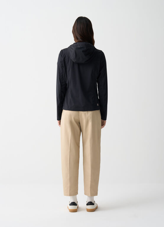 Softshell hooded jacket
