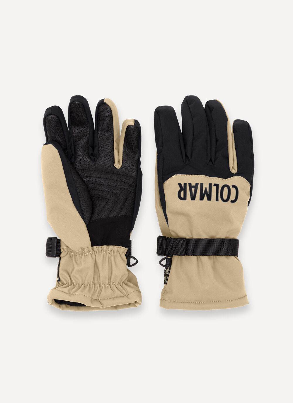 Men's ski gloves with logo image number 0