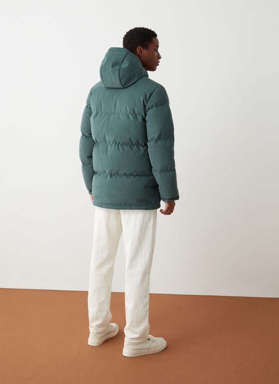 Waterproof corduroy down jacket